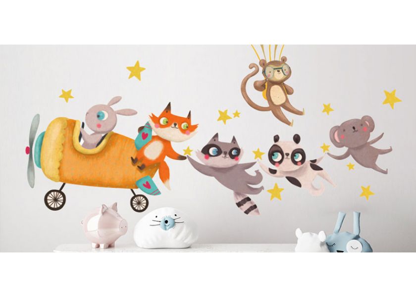 Le Decorazioni per Camerette e gli Adesivi Murali per Bambini Più Belli