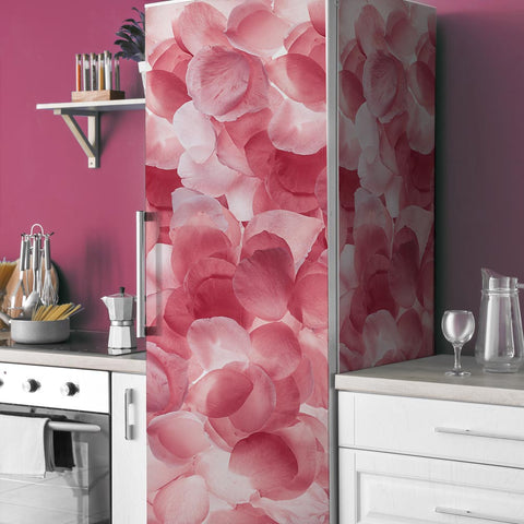 Adesivo per Frigo Pink Petals cucina