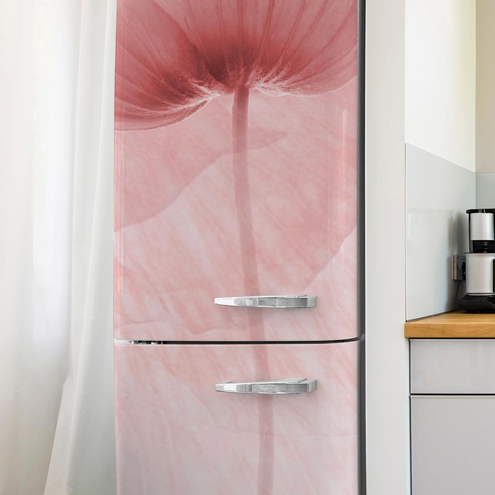 Adesivo Per Frigorifero Personalizzato – Sticker Frigo Con Design Esclusivo Ciliegie & More, Misura 185x70 Cm, Vinile Decorativo Per Elettrodomestici