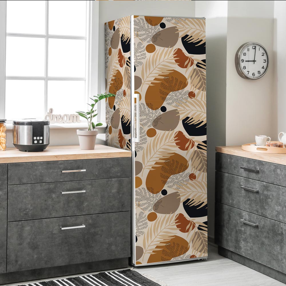 Vinile Adesivo Per Frigorifero – Barili In Cantina, 200x70 Cm, Removibile E Resistente, Design Elegante
