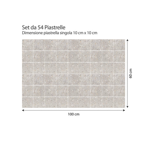 Adesivi per piastrelle Estepona  10cm set 54