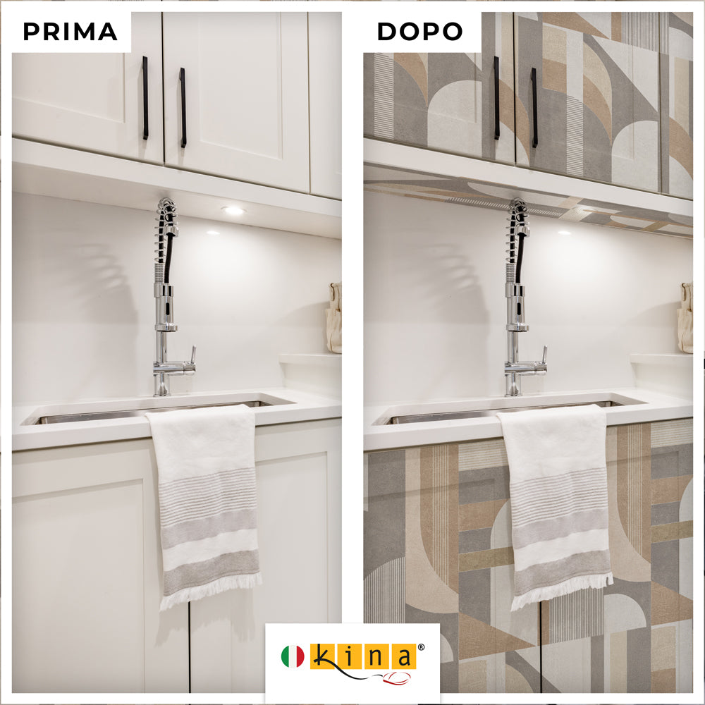 Pellicola Adesiva Per Porta TF02 - 90x200 Cm, Autoadesiva, Rimovibile, Bianca