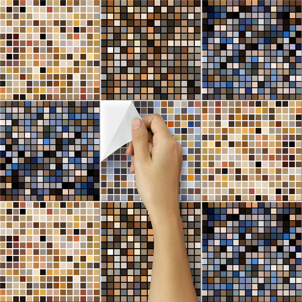 Piastrelle PVC autoadesive - Mosaico luminoso - Adesivi Murali
