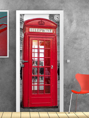 3d Adesivi Per Porte Cabina Telefonica Murale Autoadesivo Decorazione Della Casa Adesivi Murali Soggiorno Camera Da Letto Adesivi Artistici Rimovibili-95x215 cm 3d Adesivi Per Porte Cabina Telefonica Murale Autoadesivo Decorazione Della Casa Adesivi Murali Soggiorno Camera Da Letto Adesivi Artistici Rimovibili-95x215 cm