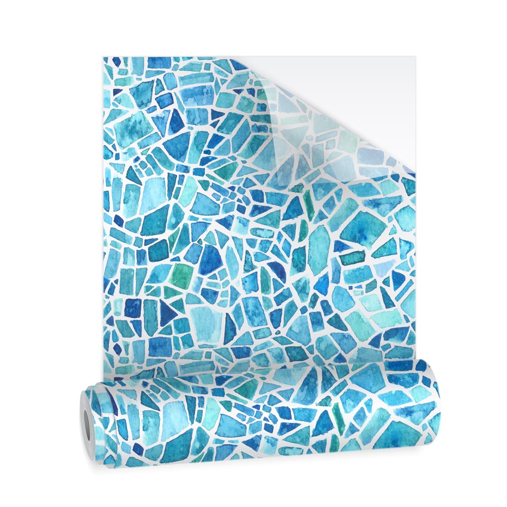 Pellicola per la privacy per finestra, decorativa, in vetro macchiato, senza colla, blocco UV, controllo del calore, per casa/ufficio, 88 x 130 cm