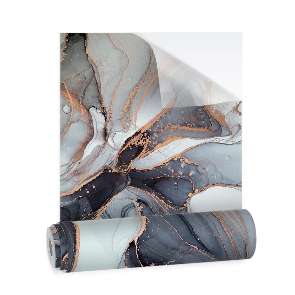 Venilia 53362 adesiva marmo, PVC, Grigio, 67,5 x 200 x 0,1 cm