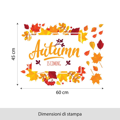 Cornice autumn is coming | Vetrofania