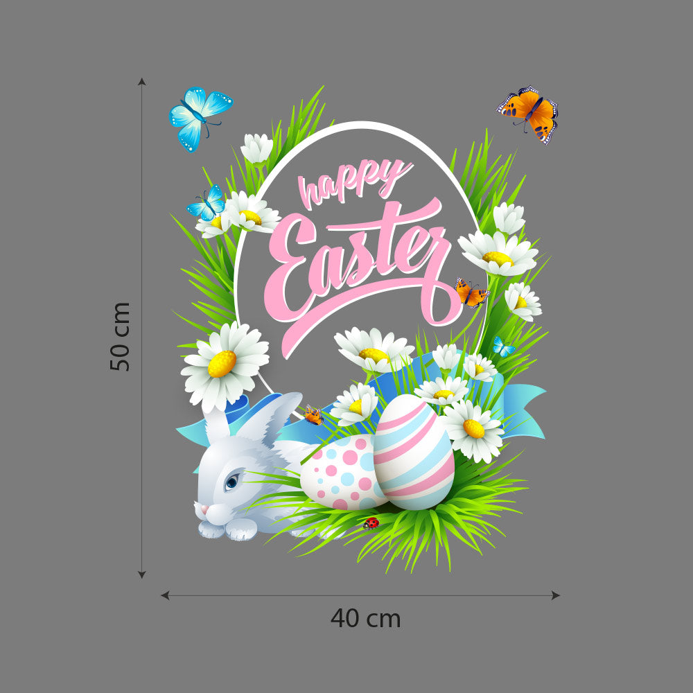 Adesivi Per Finestre Primavera - 25 Farfalle Su Foglio A4, Riutilizzabili, Statici - Decorazione Pasquale E Primaverile