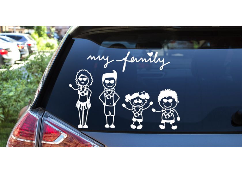 Adesivi per Auto: Crea la Tua Famiglia con gli Stickers Bimbo a Bordo