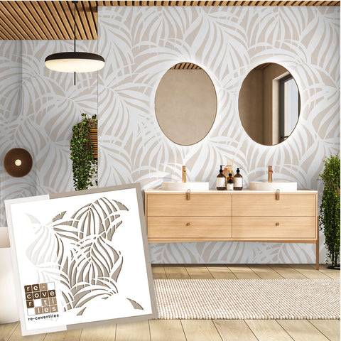 Palme chic - Stencil per Pittura e Decorazione