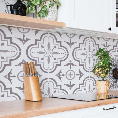 Piastrella arabesca - Stencil per Pittura e Decorazione