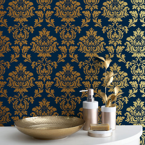 Damascato ricco - Stencil per Pittura e Decorazione