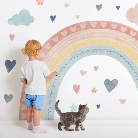 Arcobaleno pastello XXL