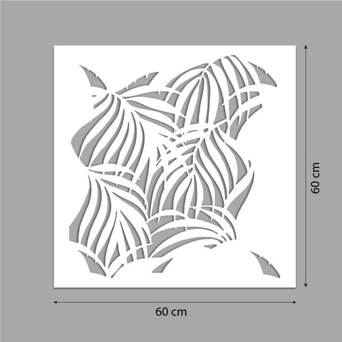 Palme chic - Stencil per Pittura e Decorazione