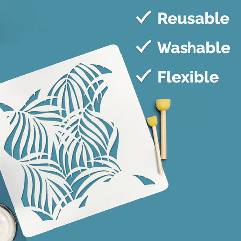 Palme chic - Stencil per Pittura e Decorazione