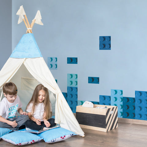 Boiserie Blocchetti Azzurri