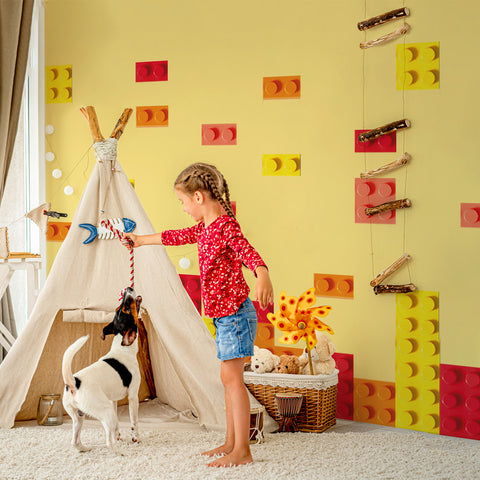 Boiserie Blocchetti Arancio