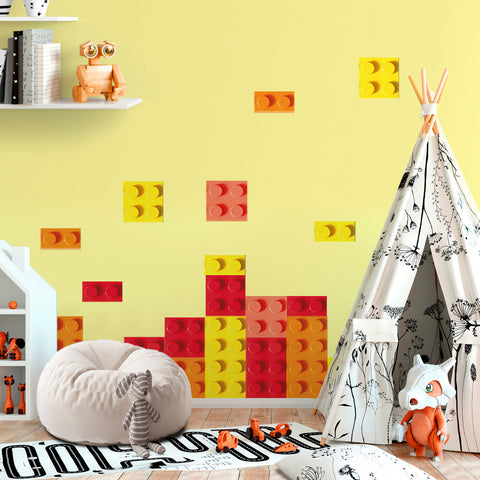 Boiserie Blocchetti Arancio