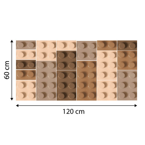 Boiserie Blocchetti Beige