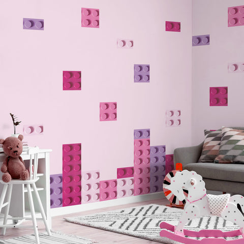 Boiserie Blocchetti Rosa