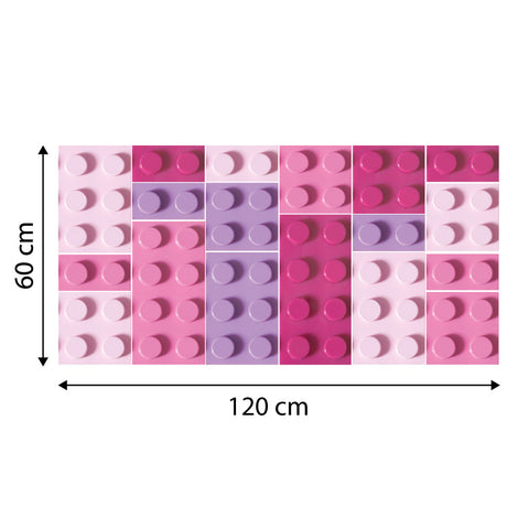 Boiserie Blocchetti Rosa