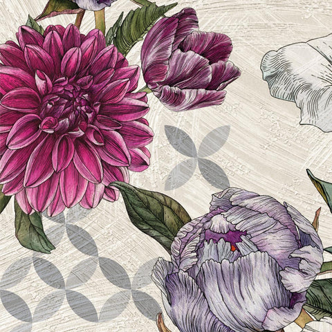 Carta da parati Bouquet di fiori Dettaglio