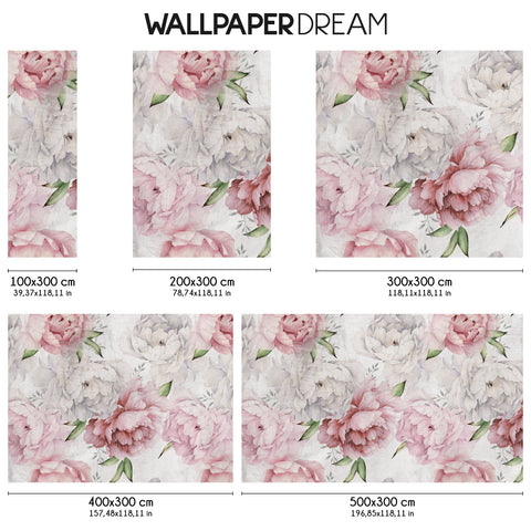 Carta da parati Pastel Peonies