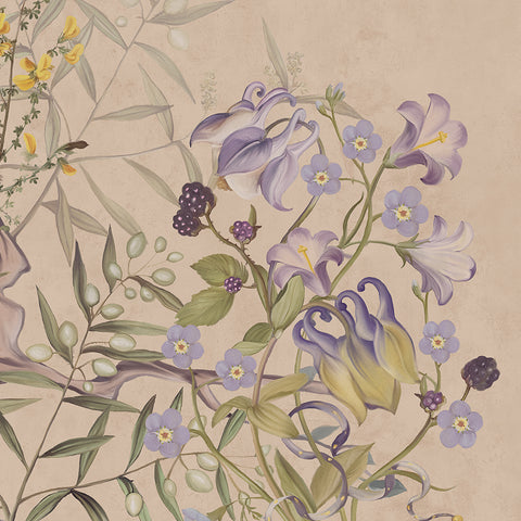 Carta da parati in Fibra di Vetro Antica chinoiserie