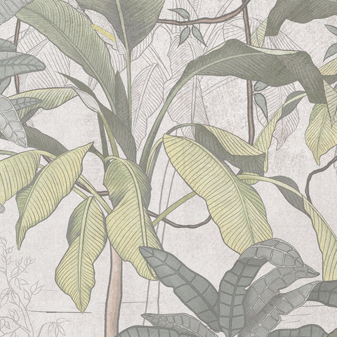 Carta da parati Tropical mural dettaglio