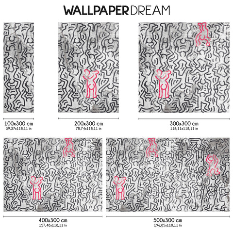 Carta da parati Doodle Delight dimensioni