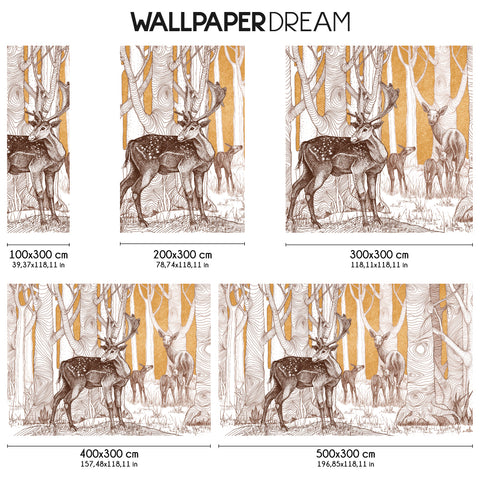 Carta da parati Golden hour dimensioni