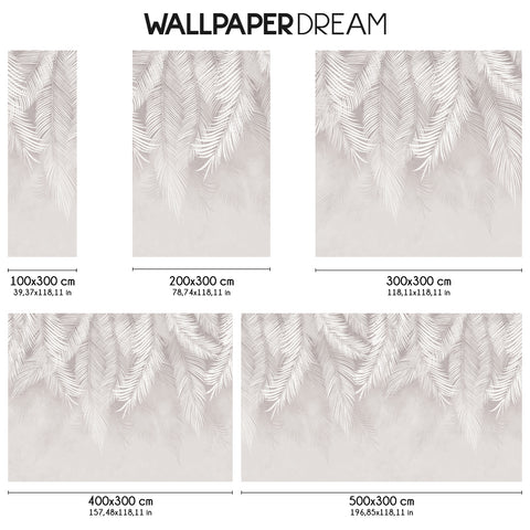 Carta da parati Chic Palms dimensioni