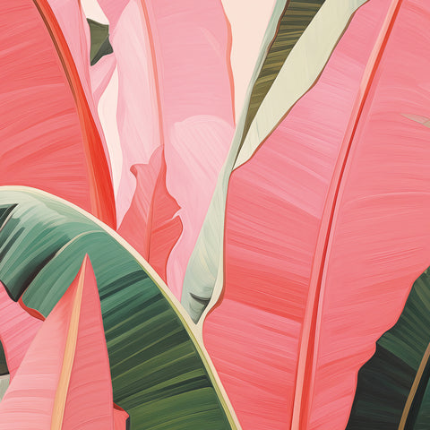 Carta da parati Tropic Pink Dettaglio