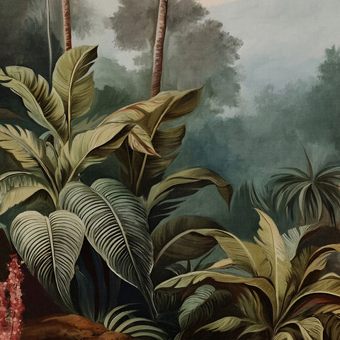 Carta da parati Eden tropicale dttaglio