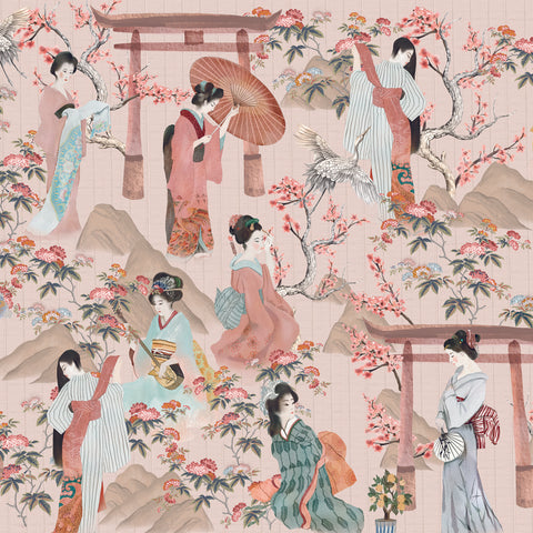 Carta da parati Danza orientale - dettaglio