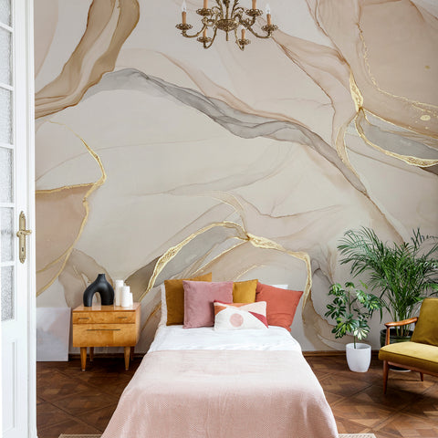 Carta da parati Venature - per camera da letto