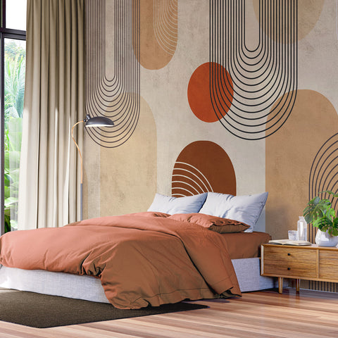 Carta da Parati Archi d'estate - camera da letto