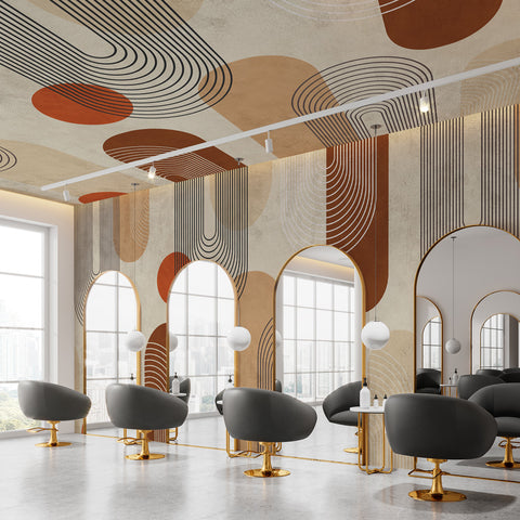 Carta da Parati Archi d'estate - soffitto