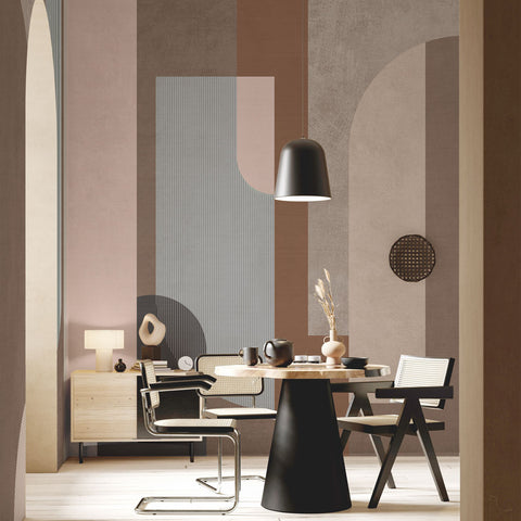 Carta da Parati Geometrie chic - soggiorno