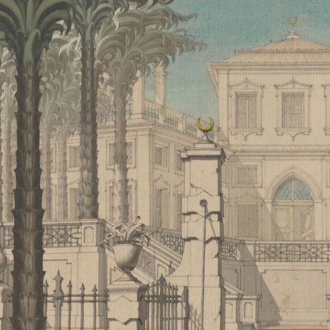 Carta da parati in Fibra di Vetro Palazzo estivo