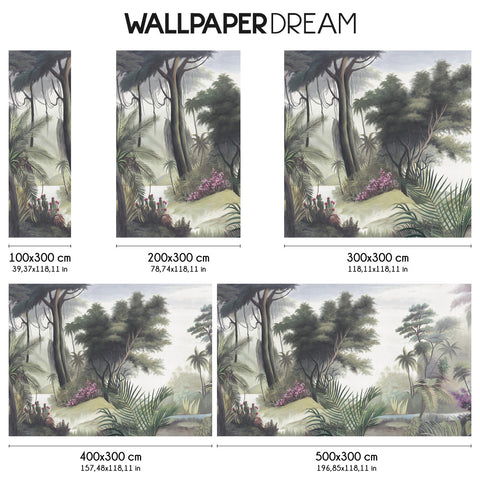 Carta da Parati Paesaggio tropicale