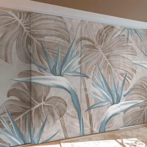 Carta da parati Monstera del Paradiso - mobili