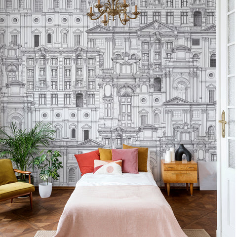 Carta da Parati Città antica - per camera da letto