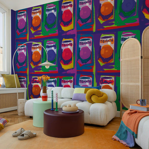 Carta da parati Tomato Pop - soggiorno