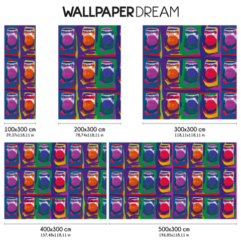 Carta da parati Tomato Pop dimensioni