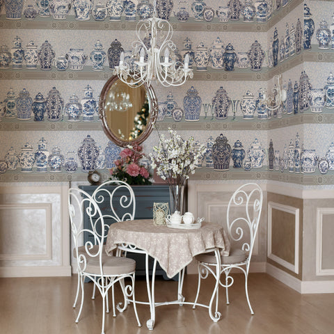 Carta da Parati Voglia di Tè - per sala da pranzo