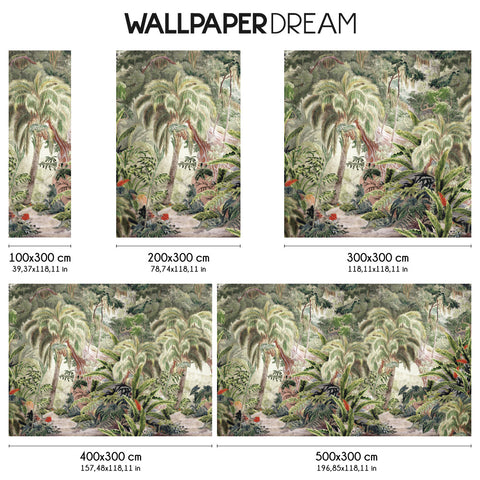 Carta da parati Bosco tropicale