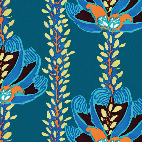 Carta da parati in Fibra di Vetro Floreale Pop