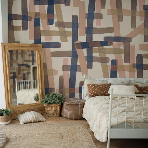 Carta da parati Shangai - per camera da letto