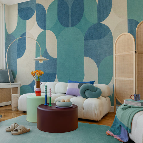 Carta da Parati Anni 70 - soggiorno